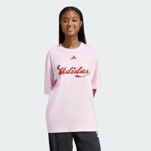 Áo Thun Adidas Graphic House Of Tiro Nữ Hồng