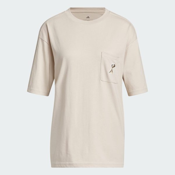 Áo Thun Graphic Summer Drink 2 Adidas Nữ Be