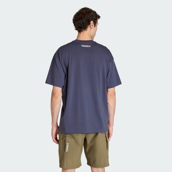 Áo Thun Terrex Camper Graphic Adidas Nam Xanh Navy