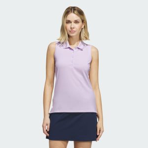 Áo Polo Adidas Trơn Không Tay Ultimate365 Nữ (tím)