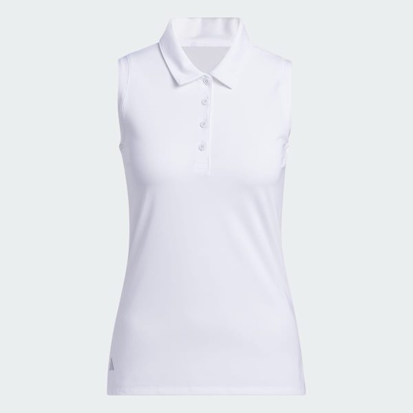 Áo Polo Adidas Trơn Không Tay Ultimate365 Nữ