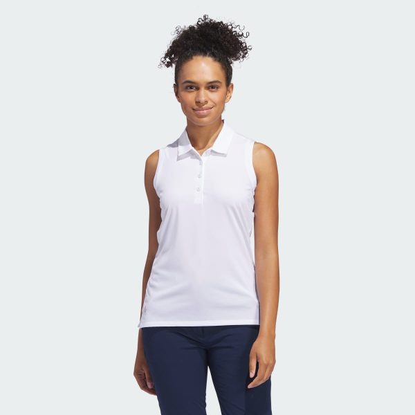 Áo Polo Adidas Trơn Không Tay Ultimate365 Nữ màu trắng chính hãng BF365