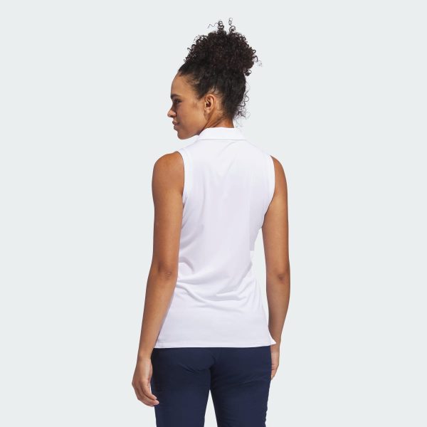 Áo Polo Adidas Trơn Không Tay Ultimate365 Nữ