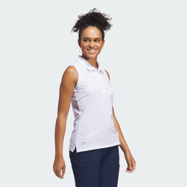 Áo Polo Adidas Trơn Không Tay Ultimate365 Nữ