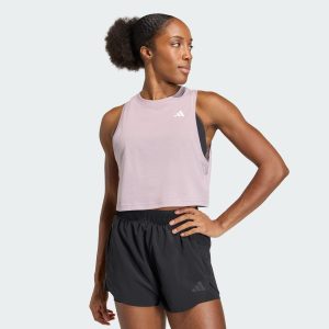 Áo thun Adidas Tank Top Tập Luyện Dáng Boxy Train Essentials Nữ