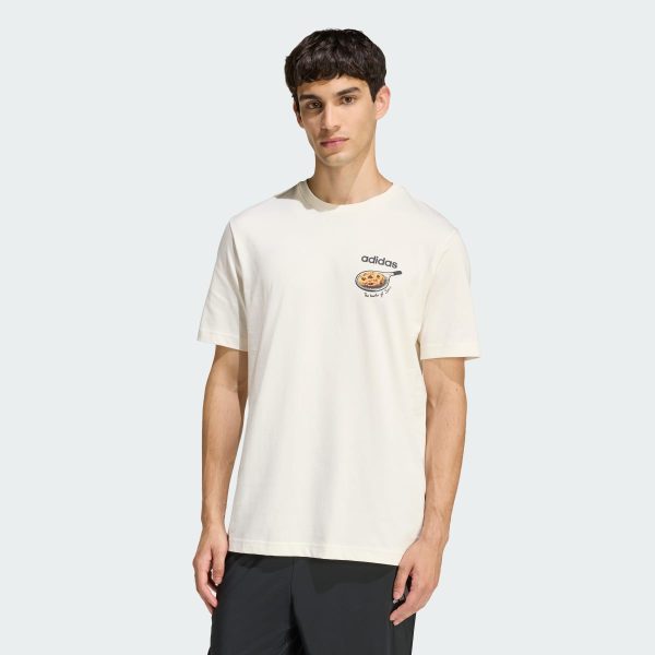 Áo Thun Adidas Graphic Snack Cookie Nam màu trắng ngà chính hãng BF365