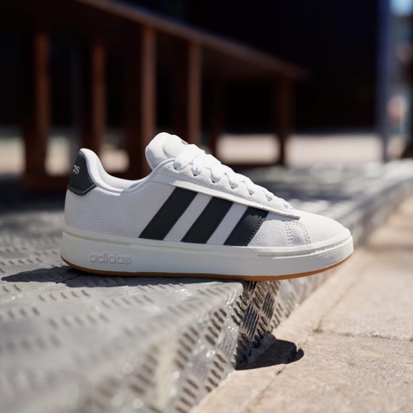 Giày Grand Court Alpha Adidas Nữ Trắng