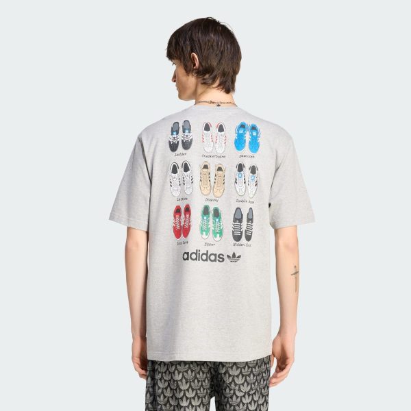 Áo thun Adidas Dáng Rộng Graphic Giày 4