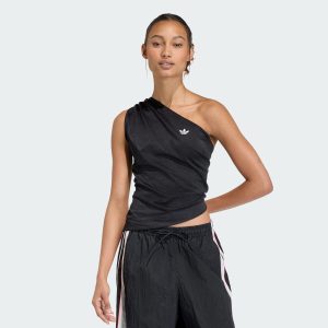 Áo thun Adidas Lệch Vai Nhún Nữ