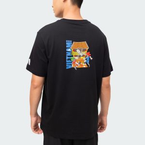 Áo thun Adidas GFX HOI AN M TEE - BLACK Nam