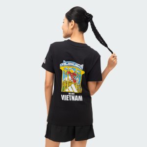 Áo thun Adidas GFX HANOI W TEE - BLACK Nữ