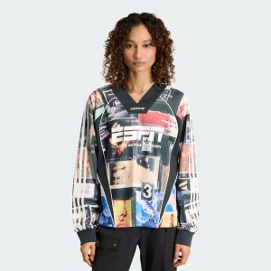 Áo hoodie Adidas Sweatshirt Mesh GFX Jersey LS Nữ