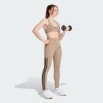 Quần bó tập luyện Adidas Dài 3 Sọc Optime Nữ