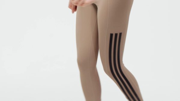Quần bó tập luyện Adidas Dài 3 Sọc Optime Nữ