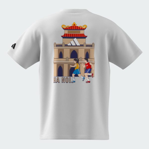 Áo VNM Run Tee Adidas Unisex Trắng