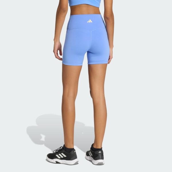Quần Legging Ngắn 3 Stripes Studio All Me Booty Adidas Nữ
