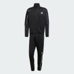 Bộ áo-quần thể thao adidas 3-Stripes Tracksuit nam đen JN1817 – ảnh 1