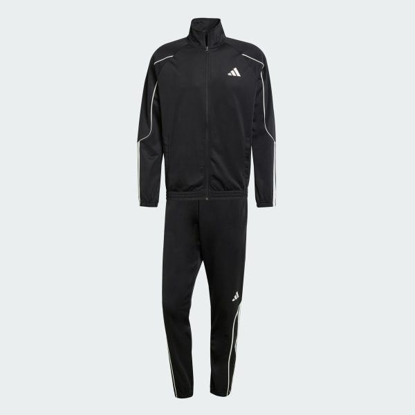 Bộ áo-quần thể thao adidas 3-Stripes Tracksuit nam đen JN1817 – ảnh 1