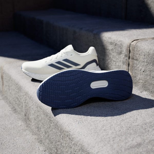 Giày chạy bộ Adidas Runfalcon 5 Nam Trắng Xanh JR5088 - ảnh 3