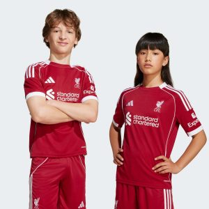 Áo Đấu Sân Nhà Liverpool FC 25/26 Adidas Trẻ Em