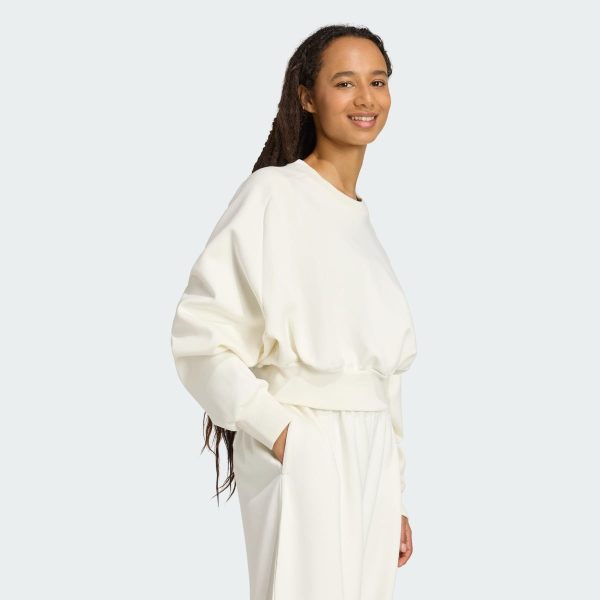 Áo Sweatshirt Dáng Rộng Soft Lux Adidas Nữ