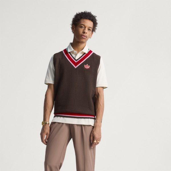 Áo Gile Dệt Kim Originals Adidas Nam
