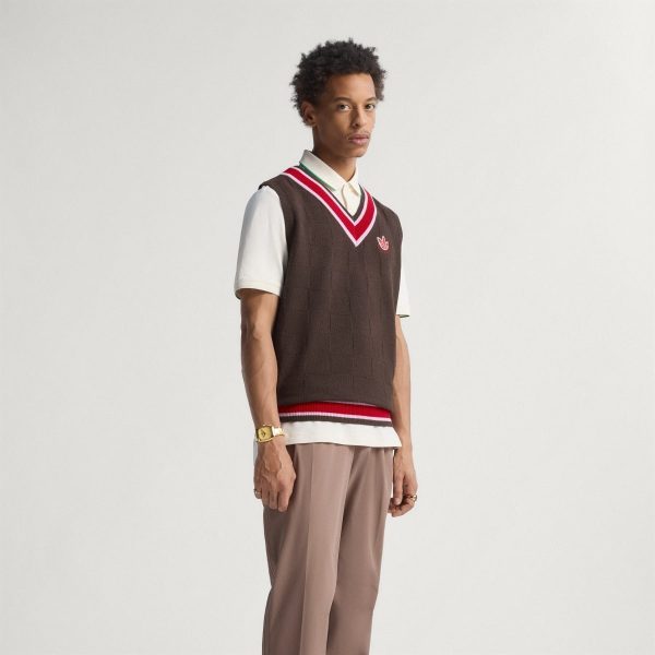 Áo Gile Dệt Kim Originals Adidas Nam
