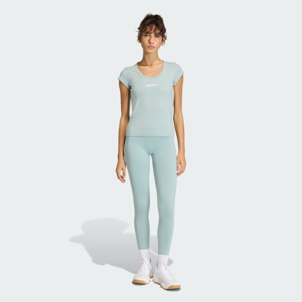 Áo Baby Tee Hyperglam Adidas Nữ