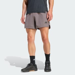 Quần Short 3 Gạch D4T PrimeLift Adidas Nam Màu Xám Than