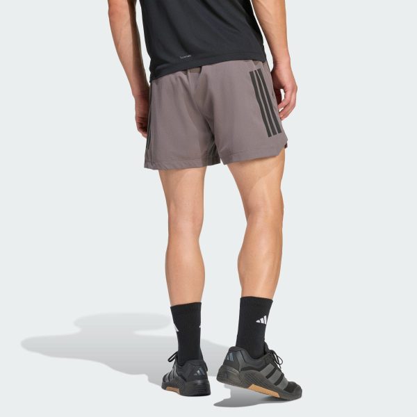 Quần Short 3 Gạch D4T PrimeLift Adidas Nam Màu Xám Than