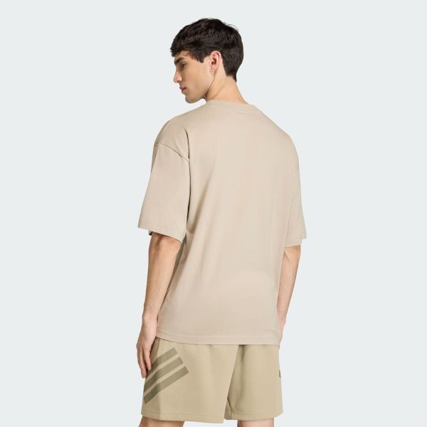 Áo Thun Future Icons Logo Nhỏ Adidas Nam Màu Cargo