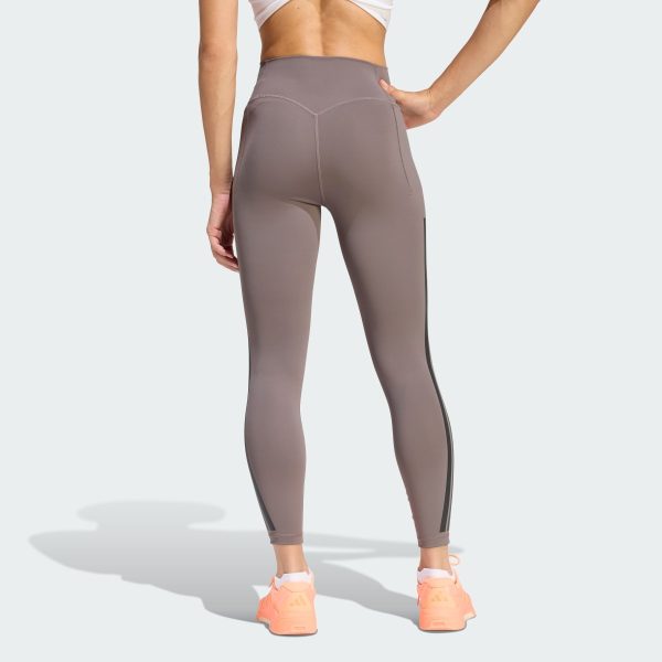 Quần legging Adidas 3 Gạch Optime Workout 7/8 Nữ