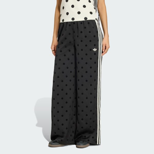 Quần dài Adidas ỐNG RỘNG SATIN POLKA DOTS Nữ