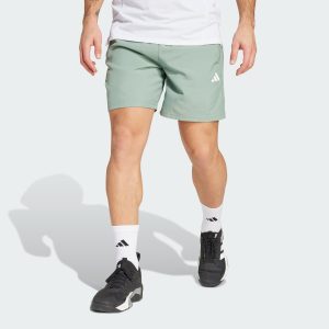 Quần Short Dệt Tập Luyện Train Essentials Adidas Nam Xanh